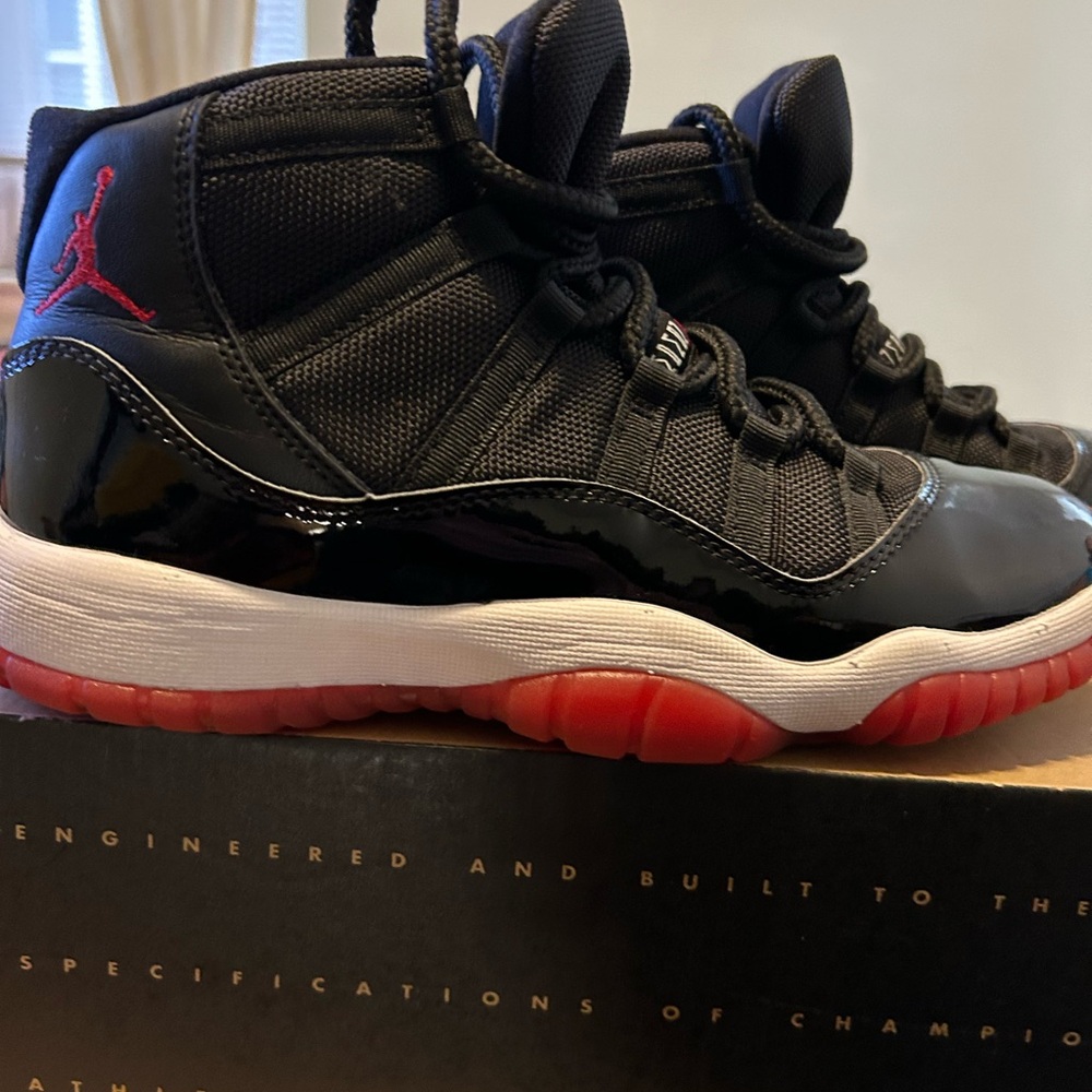Kids Black and Red Athletic Shoes